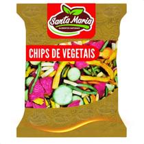 Mix de Vegetais Legumes Desidratados 1KG Chips Crocante Sem Sal - Santa Maria Alimentos Naturais