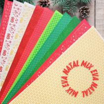 Mix Eva Natal 10 folhas Mix Eva Natal 10 folhas