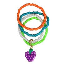 Mix Infantil Pulseiras Beads Color Grape