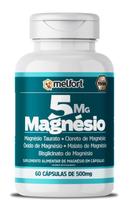 Mix Magnésio 5X1 - 5Mg Magnésio 500Mg 60Cps Melfort