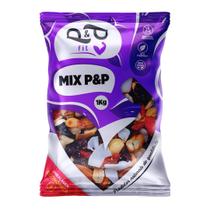 Mix P&P Premium Nuts - 1Kg - Castanhas Coco Uva Amendoim Noz