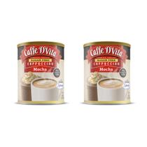 Mix para Cappuccino Mocha sem Açúcar Caffe D'Vita 241 g - 2 unidades