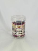 Mix Pimentas Branca Preta Rosa Grãos Mundialho 40g Mix Pimentas Branca Preta Rosa Grãos Mundialho 40g