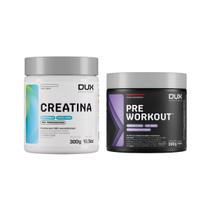 Mix Pre Treino Basico Creatina e Pré Workout 300g Cada Dux