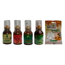 Mix premium composto de mel com bala de gengibre natural