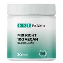 Mix Right 10g Vegano 30 Doses Sabor Limão 300g