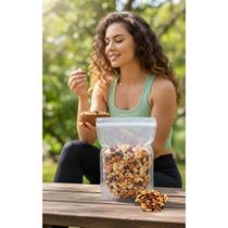 Mix Tropical 500g: Castanha, Amêndoa, Amendoim, Uva