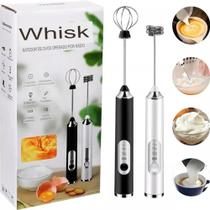 Mixer 2 Em 1 Elétrico - Misturador De Bebidas Espuma Leite