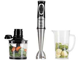 Mixer 2 em 1 Mondial 500W Preto e Prata Premium