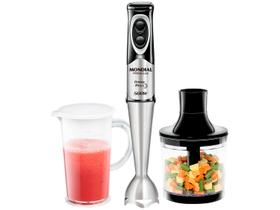 Mixer 2 em 1 Mondial 500W Preto e Prata Premium