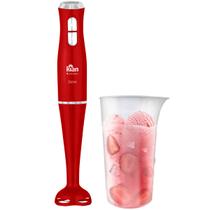Mixer 2 Em1 350W Kian 2 Velocidades Com Copo 700ml Vermelho - 127V