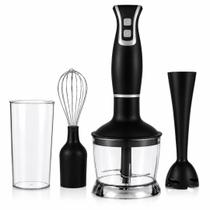 Mixer 3 em 1 250W com Processador 500ml Fouet e Copo Transparente