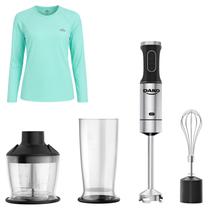 Mixer 3 em 1 Dako Função Turbo 127V com Triturador e Batedor Camiseta Raglan Zor Feminina Verde Aquaril Mixer 3 em 1 Dako Função Turbo 127V com Triturador e Batedor Camiseta Raglan Zor Feminina Verde Aquaril