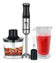 Mixer 3 em 1 Kian 1000W Inox Turbo 5 Velocidades com Processador Triturador e Copo 700ml