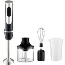 Mixer 4 em 1 Inox Batedor Fue Miniprocessador 600w Misturador Triturador 110v - QG DOS PRODUTOS