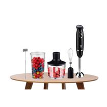 Mixer 5 em 1 Multifuncional Misturar, Triturar, Processar e Bater Lâmina Aço Inox Potência 600W