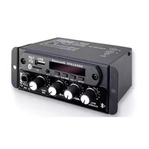 Mixer Amplificador Boog 120W Com Bluetooth Fm Usb Som Carro