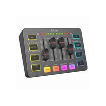 Mixer Amplificador Fifine SC3 RGB / USB / Type-C - Preto