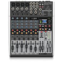 Mixer Behringer Xenyx X1204USB de 8 canais com USB, efeitos e equalizador