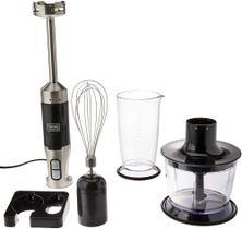 Mixer Black + Decker 3 em 1 Prata e Preto 600W MK600 2 Velocidades
