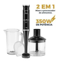 Mixer Britânia 2 Em 1 - 350w Com Lâminas Pro Maxx Preto Mixer Britânia 2 Em 1 - 350w Com Lâminas Pro Maxx Preto