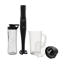 Mixer Britânia BMX40C - 2 em 1 com Blender, 2 Velocidades, 4 Lâminas, 400W, Preto