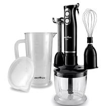 Mixer com Processador Britânia 500W Turbo 3 em 1 Preto com Jarra