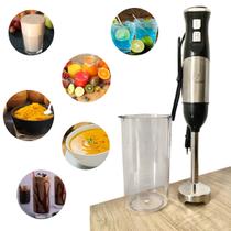 Mixer de Alimentos Inox Processador de Alimentos Potente 1000w 110V + Copo 600ml
