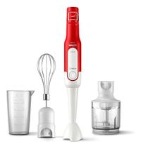 Mixer de Alimentos Philips Walita Ri262242 400w 3 Em 1 Vermelho e Branco Copo 800ml Mixer de Alimentos Philips Walita Ri262242 400w 3 Em 1 Vermelho e Branco Copo 800ml