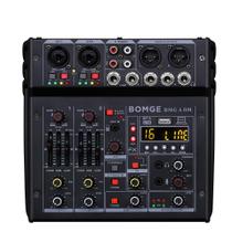 Mixer de áudio BOMGE 04M de 4 canais com USB Bluetooth 24 Effects Mixer de áudio BOMGE 04M de 4 canais com USB Bluetooth 24 Effects