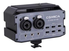 Mixer De Audio Duplo Para Câmeras Comica Ax3 Original Dslr Mixer De Audio Duplo Para Câmeras Comica Ax3 Original Dslr