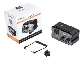 Mixer De Audio Duplo Para Câmeras Comica Ax3 Original Dslr Mixer De Audio Duplo Para Câmeras Comica Ax3 Original Dslr