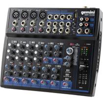 Mixer de Áudio Gemini Sound GEM-12USB Bluetooth - 12 Canais