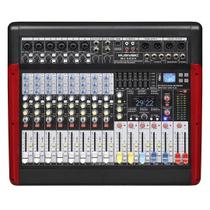 Mixer de áudio MUSYSIC MU-G10DX 10 canais com DSP FX de 24 bits Mixer de áudio MUSYSIC MU-G10DX 10 canais com DSP FX de 24 bits