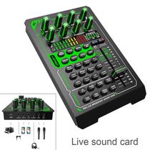 Mixer de som, processador de efeitos sonoros, acessórios de microfone, áudio ao vivo para PC, smartphone - SANLIN BEANS