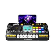 Mixer DJ Infantil Com Microfone Luz Bluetooth Brinquedo Musical Educacional Presente