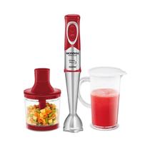 Mixer e Processador Mondial 2 em 1 Premium M-10 500w Vermelho/Inox