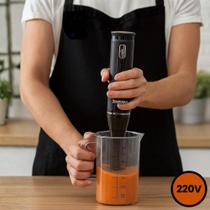 Mixer Elétrico 127v 220v Potente Copo 700ml Bate Tritura e Mistura. Praticidade para sua Cozinha Mixer Elétrico 127v 220v Potente Copo 700ml Bate Tritura e Mistura. Praticidade para sua Cozinha