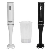 Mixer Elétrico com Copo Bater Triturar Misturar Alimentos Vitamina Shake Suco Molho Sopa Purê Creme Portátil Prático Dia a Dia Cozinha 700ml 127V