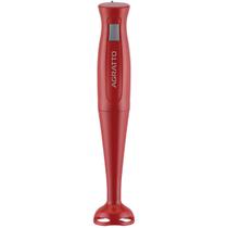Mixer Elétrico Portátil c/ Copo Misturador Shake Suco Molho Creme Vermelho Agratto Mxv Super