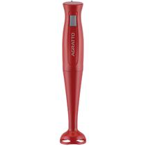Mixer Elétrico Portátil c/ Copo Misturador Shake Suco Molho Creme Vermelho Agratto Mxv Super
