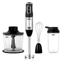 Mixer EOS 3 Em 1 2 Velocidades 600W + Jarra com Tampa Inox e Preto