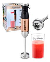 Mixer Gradiente Cobre Collection Pgmx402 Aço Inoxidável 600w Com Copo Mixer Gradiente Cobre Collection Pgmx402 Aço Inoxidável 600w Com Copo