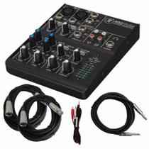 Mixer Mackie 402VLZ4 compacto de 4 canais com cabos Mixer Mackie 402VLZ4 compacto de 4 canais com cabos