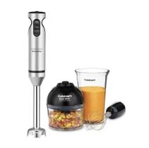 Mixer manual e mini processador cuisinart em aço inox 220v csb-85brb