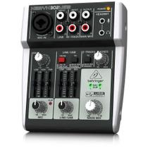 Mixer Mesa de Som 3 Entradas Xenyx 302USB com Interface USB - Behringer Mixer Mesa de Som 3 Entradas Xenyx 302USB com Interface USB - Behringer