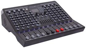Mixer mesa de som dmx8 de 24bits 8 canais 99 efeitos dsp