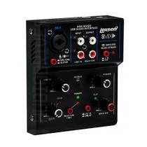 Mixer Mesa de Som Lexsen Go Mix 1 Interface USB Bluetooth