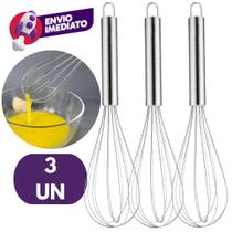 Mixer Mini Semi Automático Em Inox Batedor Claras Ovos Mousse Shake Fouet Inox E Espátula Pão Duro S