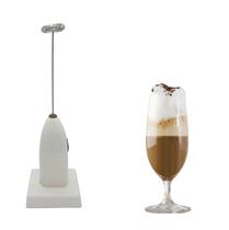 Mixer misturador bebidas c/ base leite café pilha - branco